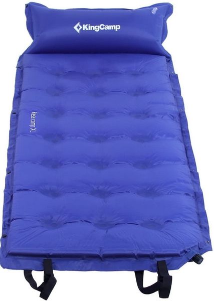 Самонадувающийся коврик KingCamp Base Camp Comfort(KM3560) (blue) KM3560BL фото