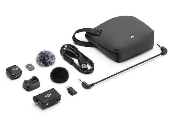 Беспроводной микрофон DJI Mic Mini 1 TX + 1 RX Type-C для iPhone Android Action 5 Pocket 3 4959 фото