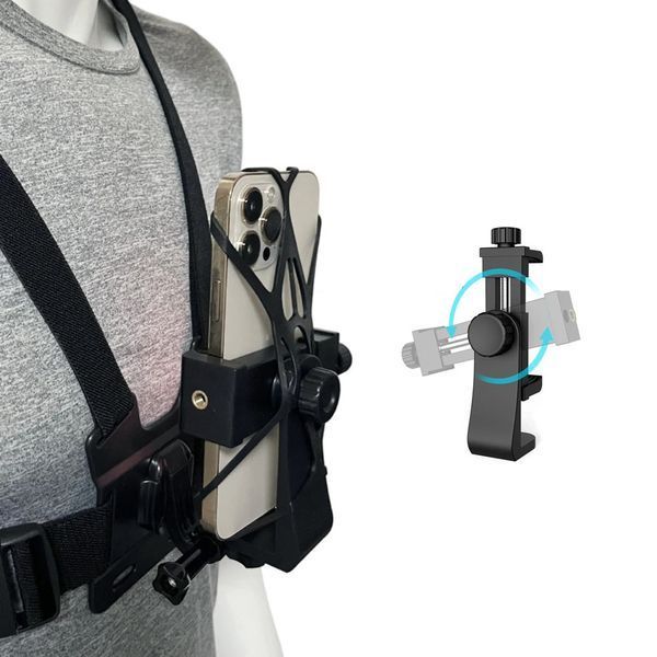 Кріплення на груди для телефона поворотне зі страховкою AC Prof KIT-27 F4105 фото