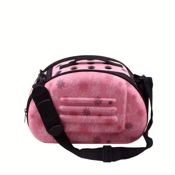 Сумка переноска для кота кошки котят собаки домашних животных до 8 кг CosmoPet M 42x33х28 см Розовый 31057 фото