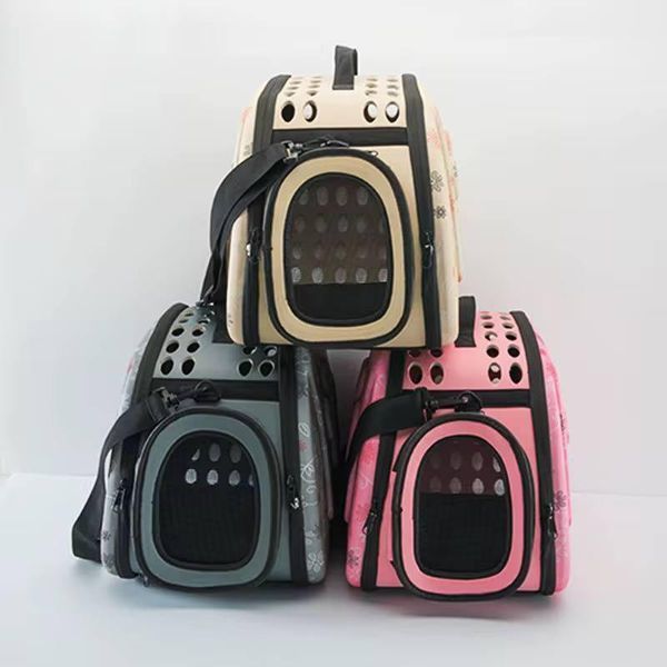 Сумка переноска для кота кошки котят собаки домашних животных до 8 кг CosmoPet M 42x33х28 см Розовый 31057 фото