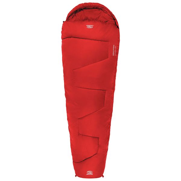 Спальный мешок Highlander Sleepline 350 Mummy/+3°C Red (Left) 928382 фото